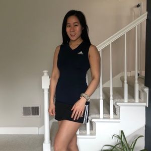 Adidas Navy sports top size S